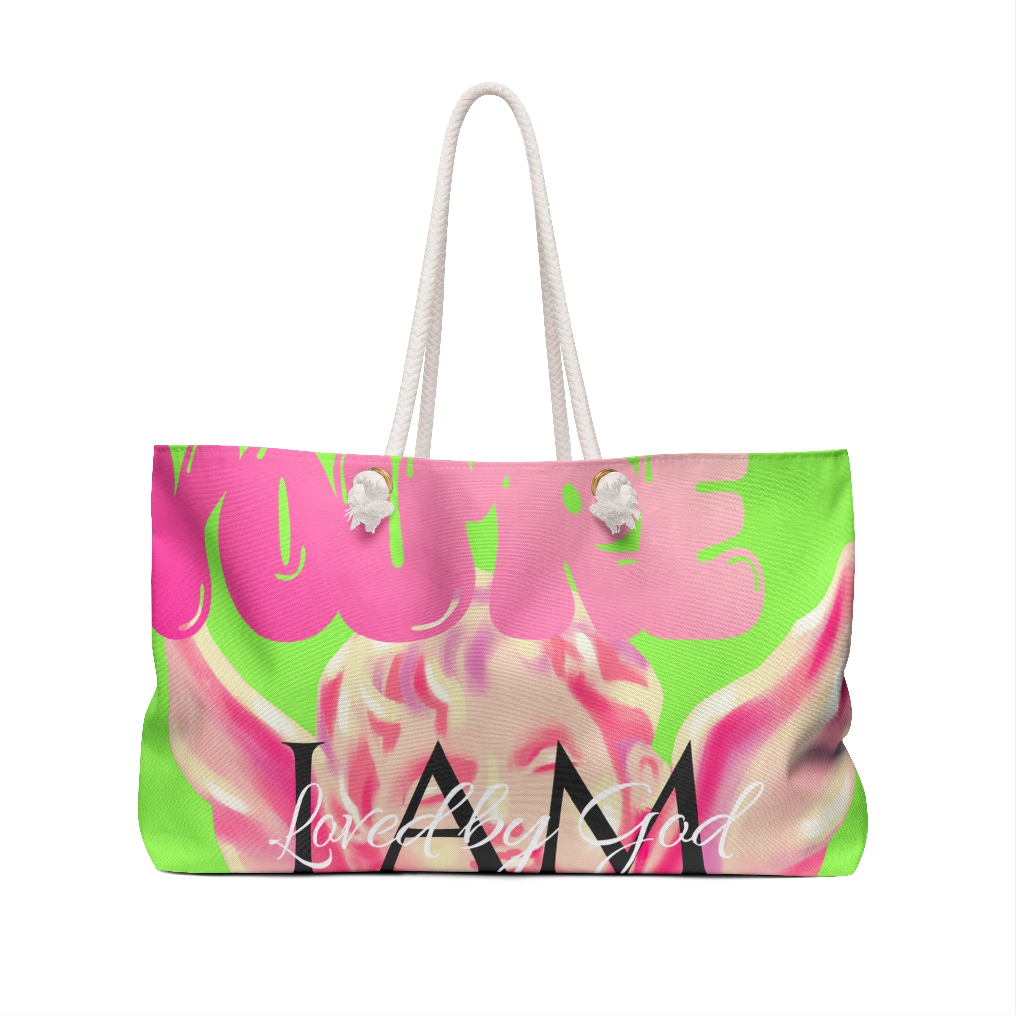YH Loved by God Neon TOTE