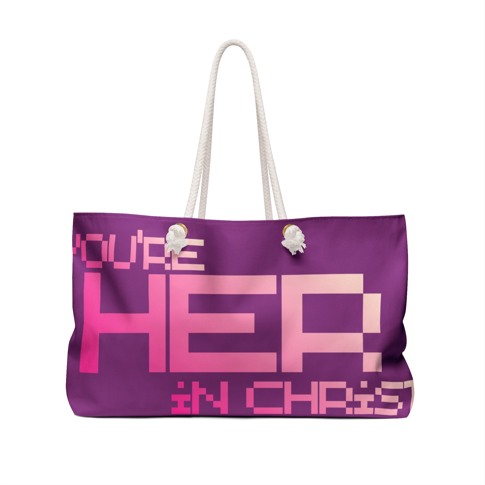 YH In Christ XLarge logo tote