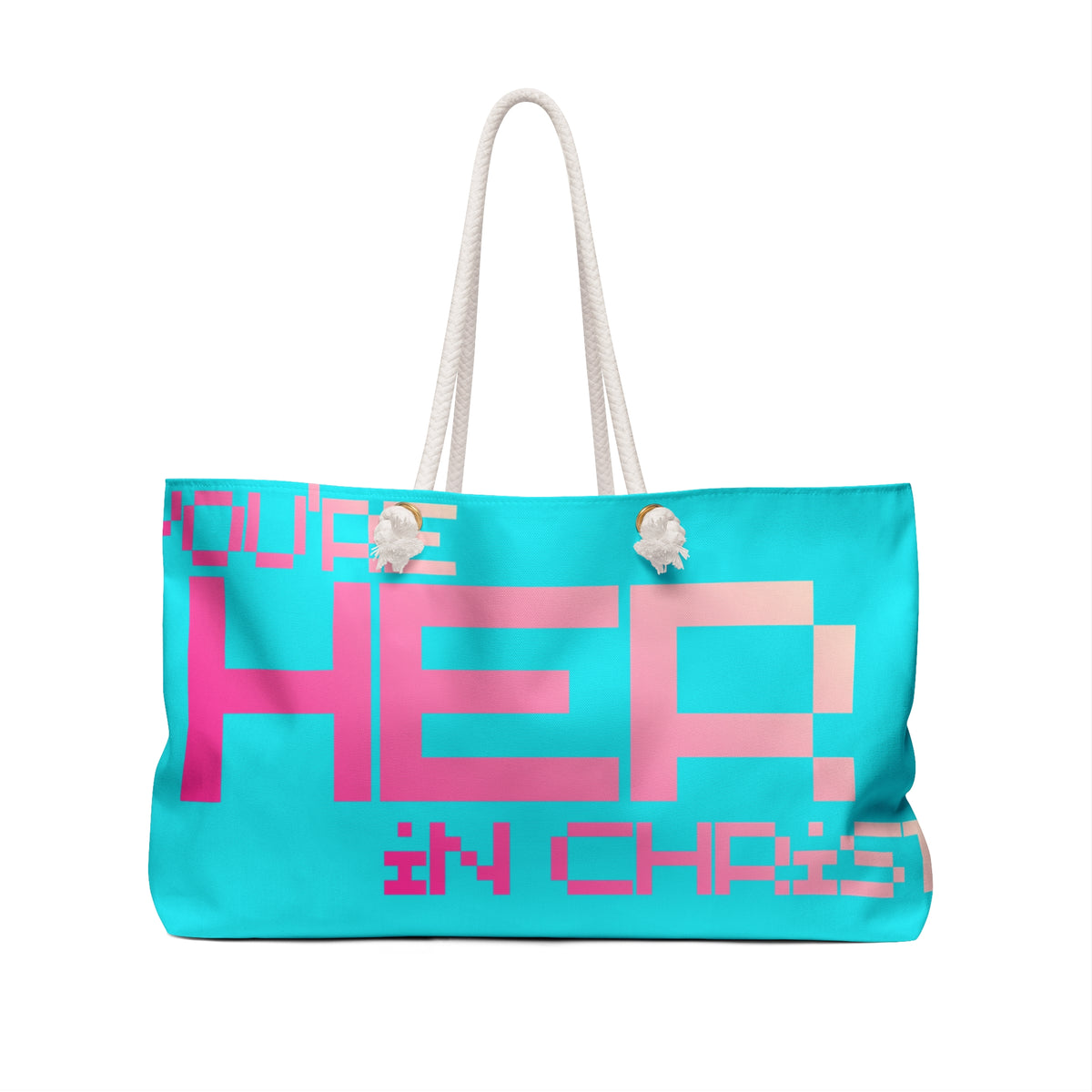 YH In Christ XLarge logo tote