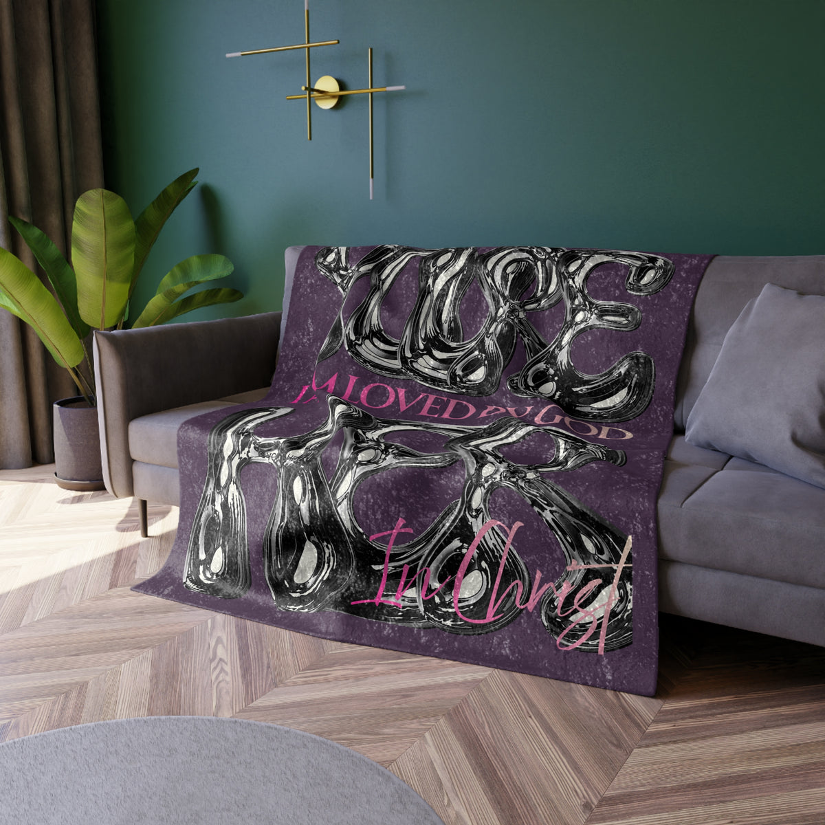 YHIC Chrome Throw blanket