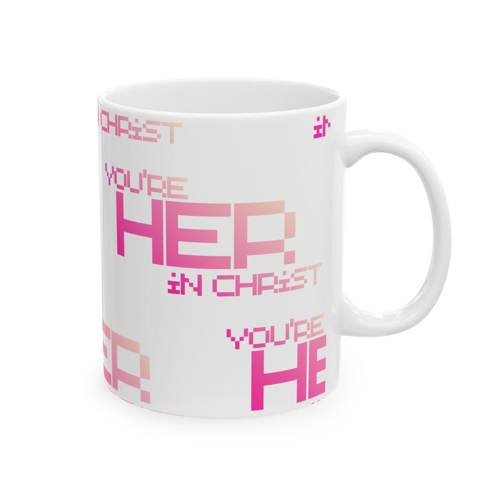 YH In Christ XLarge logo mug