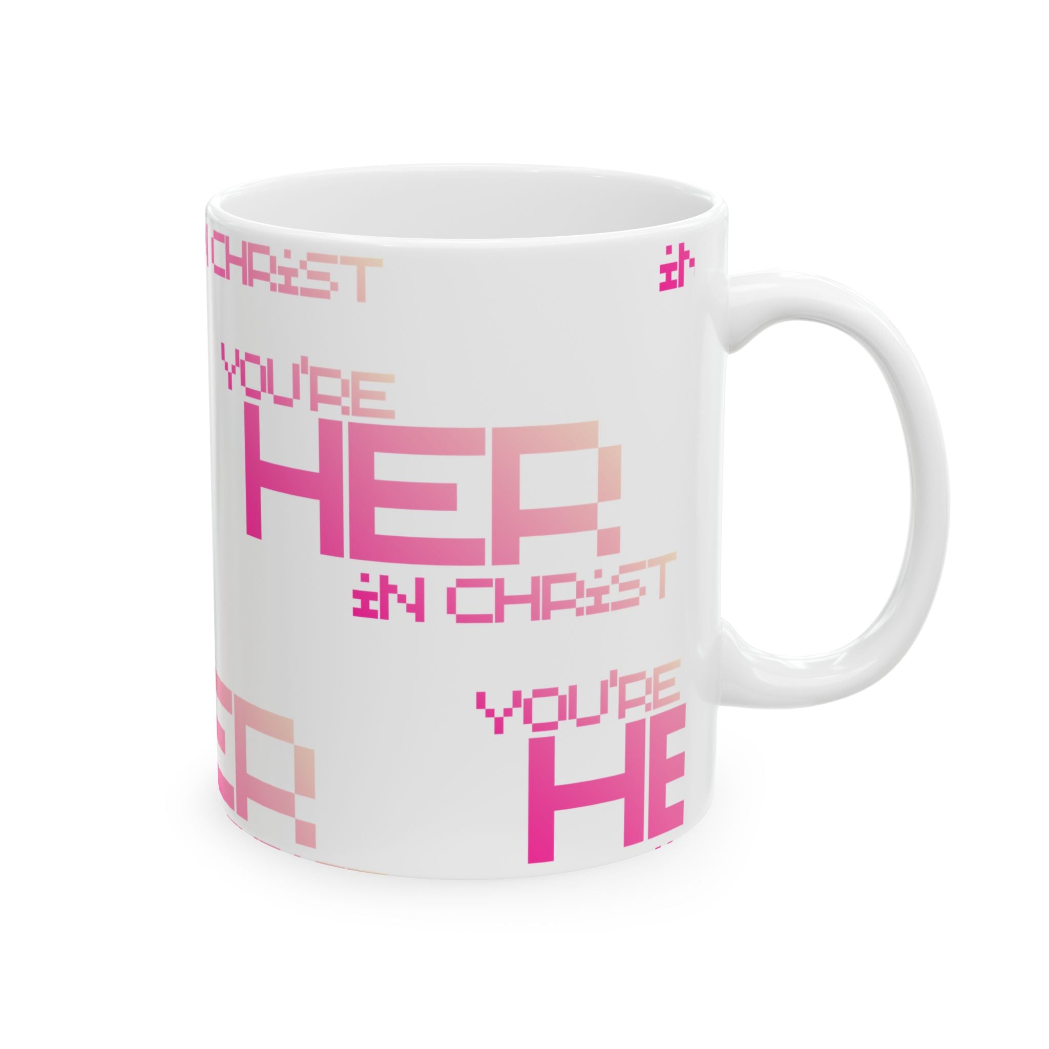 YH In Christ XLarge logo mug