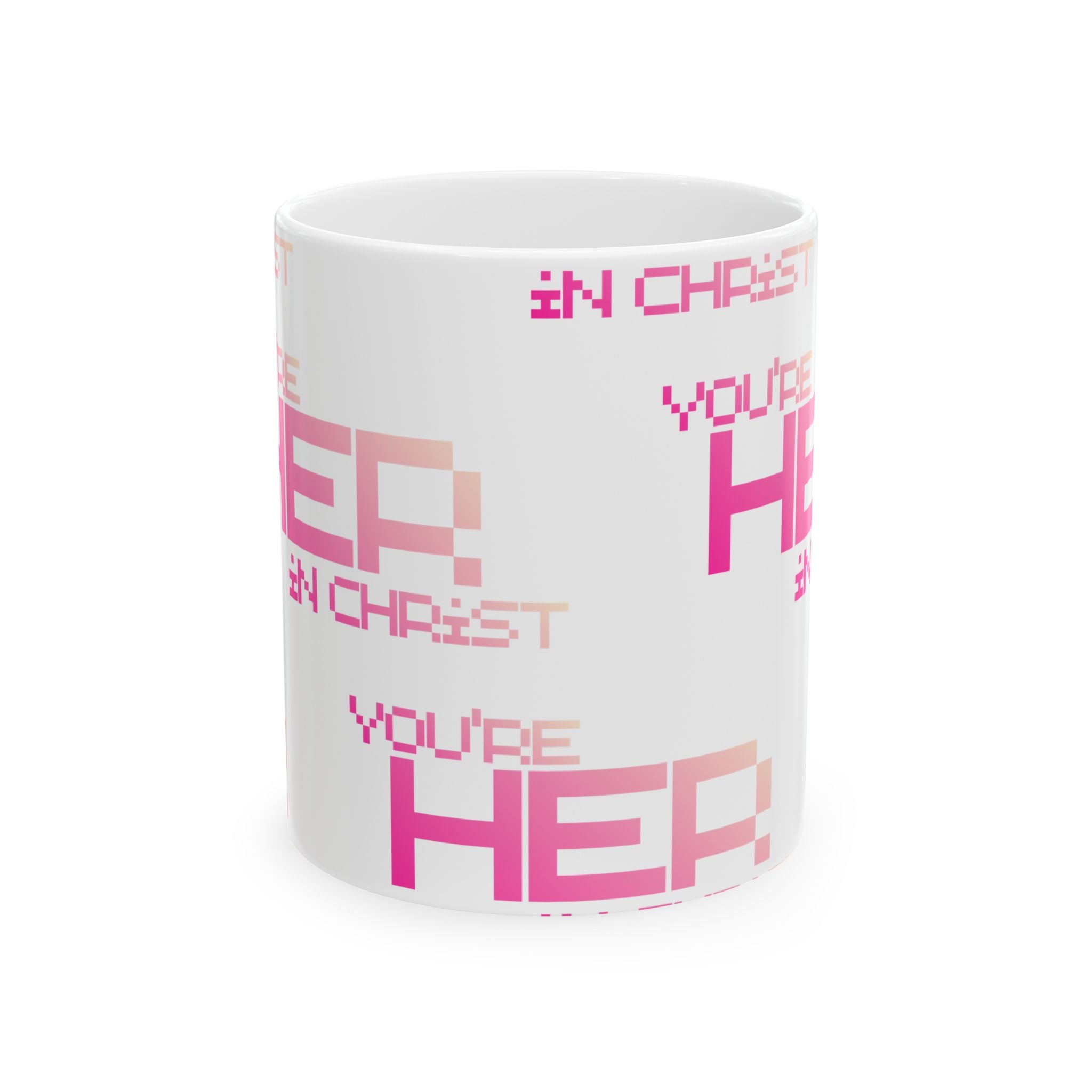 YH In Christ XLarge logo mug